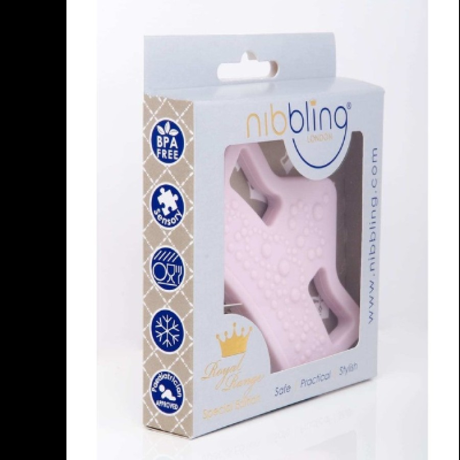 Μασητικό Οδοντοφυίας Nibbling Royal Baby Pink Ροζ BR74227