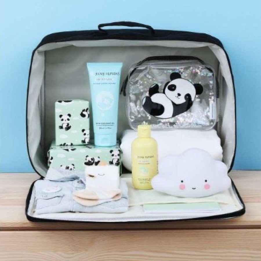 A little lovely company Βαλιτσάκι Glitter - Panda 19,5L SCPAGL15