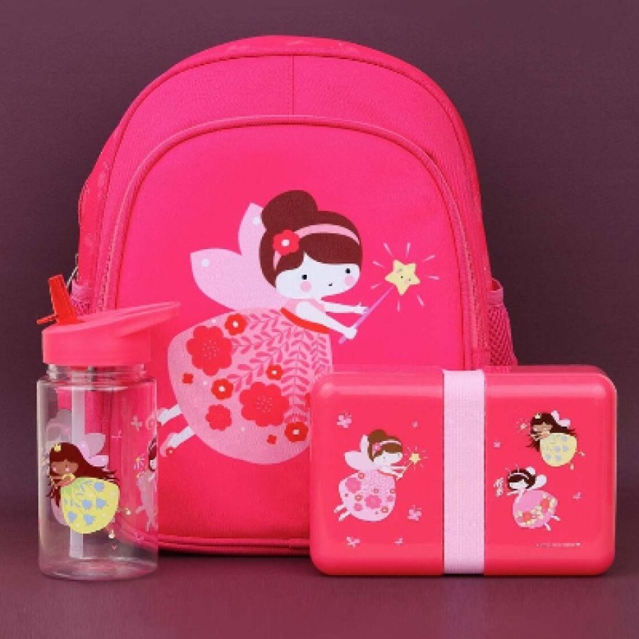 A little lovely company Μπουκάλι-Παγούρι με Καλαμάκι 450ml Fairy Νεράιδα DBFAPI27