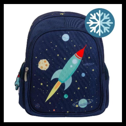 A little lovely company Τσάντα πλάτης με Ισοθερμική θήκη 27x32x19εκ. Space BPSPBU40