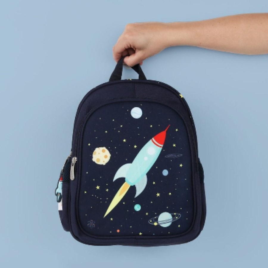A little lovely company Τσάντα πλάτης με Ισοθερμική θήκη 27x32x19εκ. Space BPSPBU40