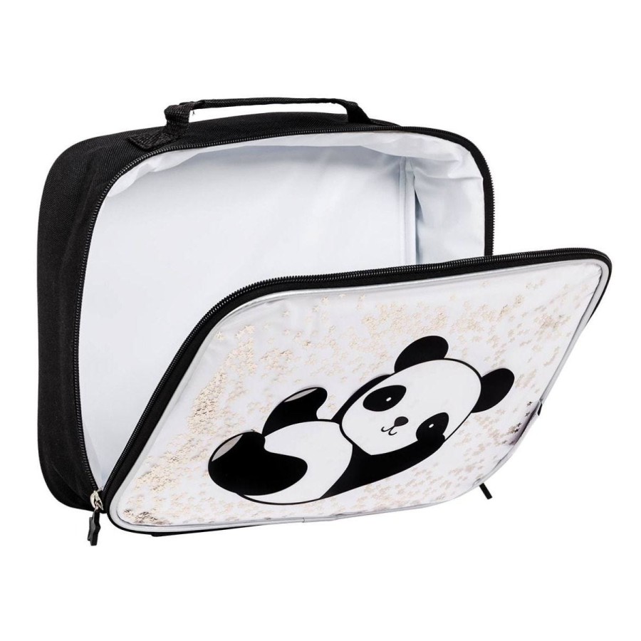 A little lovely company Ισοθερμική Τσάντα Φαγητού Glitter Panda CBPAGL13