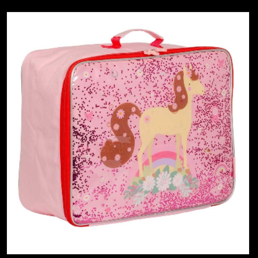 A little lovely company Βαλιτσάκι Glitter - Horse Άλογο 19,5L SCHOGL12