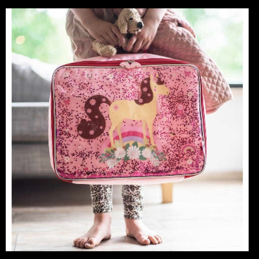 A little lovely company Βαλιτσάκι Glitter - Horse Άλογο 19,5L SCHOGL12