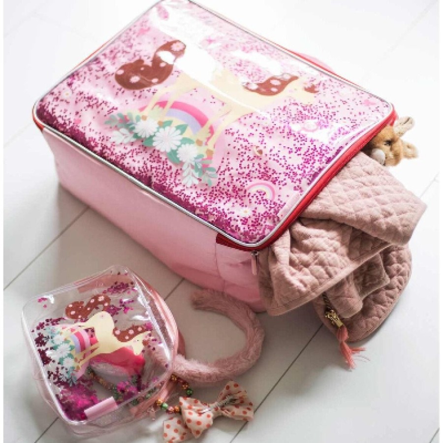 A little lovely company Βαλιτσάκι Glitter - Horse Άλογο 19,5L SCHOGL12
