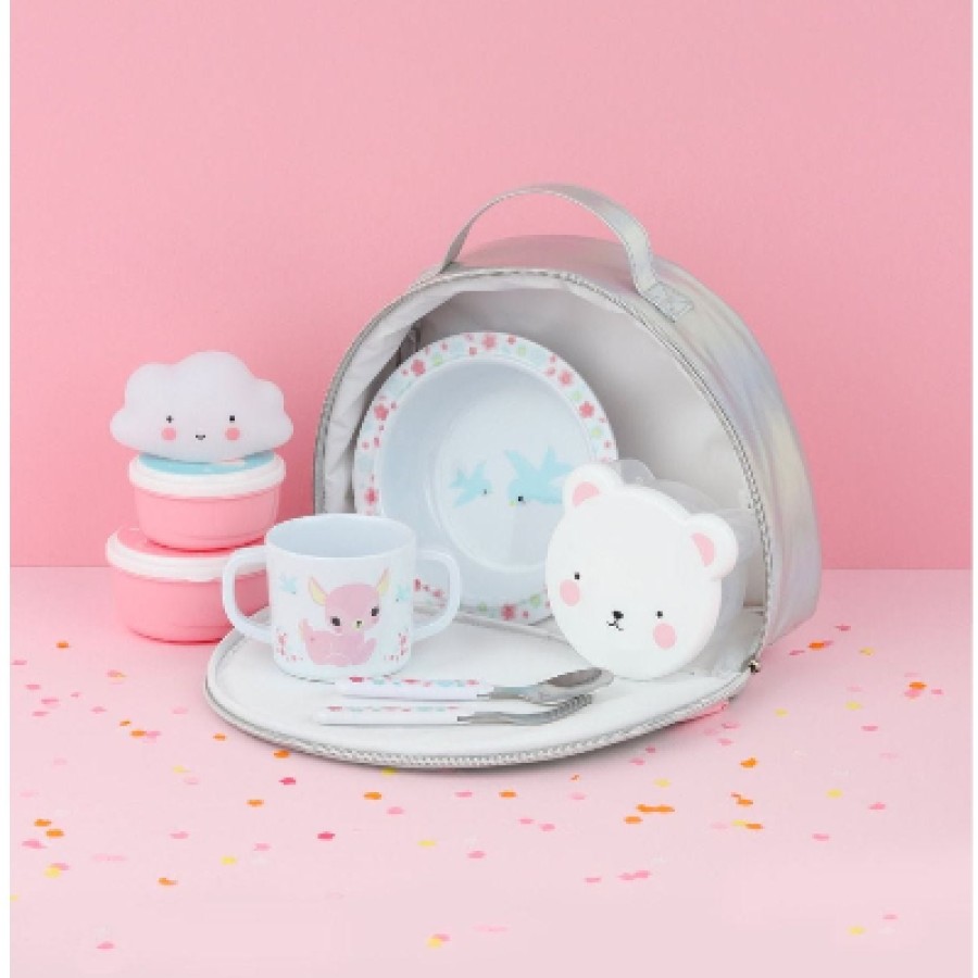 A little lovely company Ισοθερμική Τσάντα Φαγητού Rainbow Sequin CBRAMC07