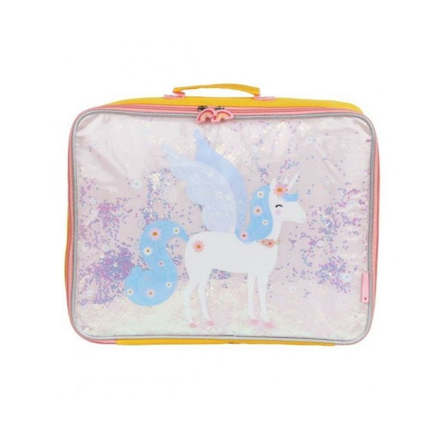 A little lovely company Βαλιτσάκι Glitter - Unicorn Μονόκερος SCUNGL13