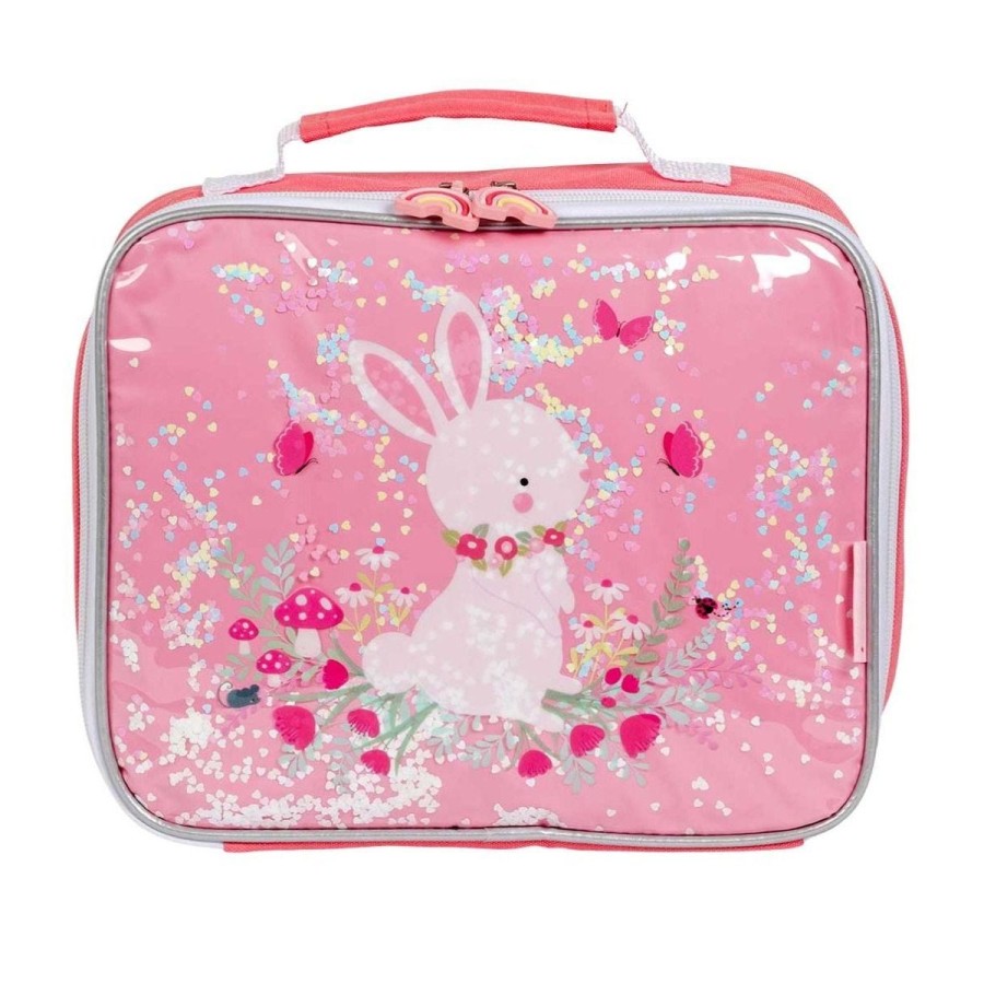A little lovely company Ισοθερμική Τσάντα Φαγητού Glitter Bunny CBBUGL14