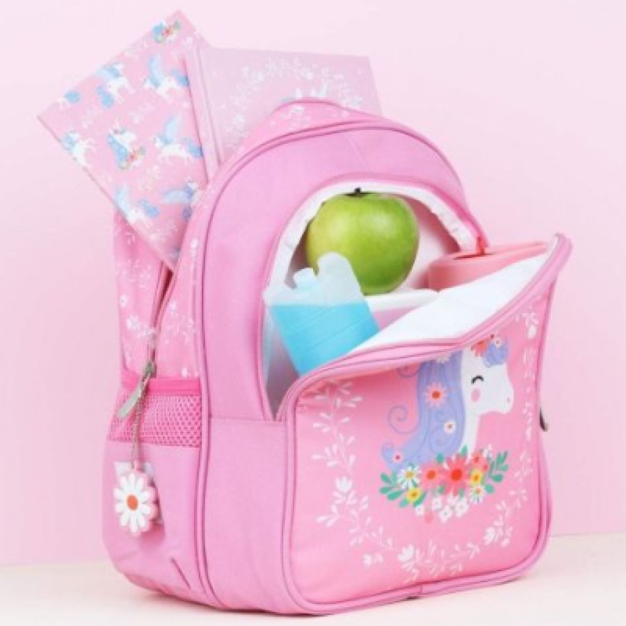 A little lovely company Τσάντα πλάτης με Ισοθερμική θήκη 27x32x19εκ. Unicorn BPUNPI42