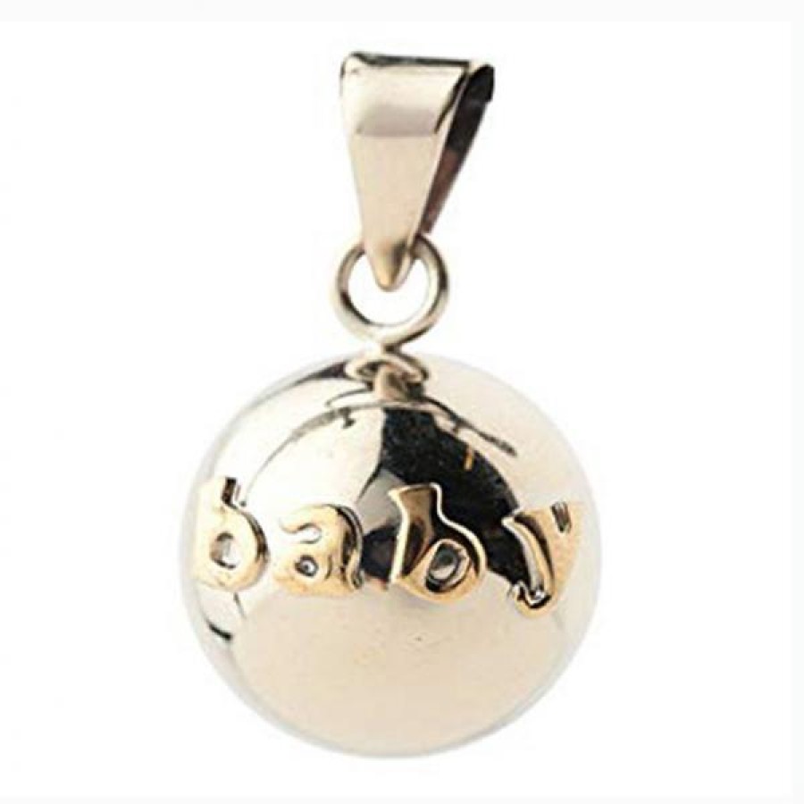 Babylonia Μενταγιόν Eγκυμοσύνης Bola Silver Baby VF119