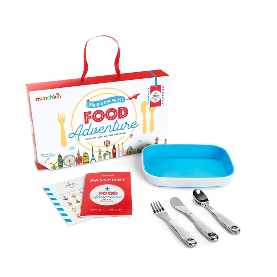 Munchkin Παιδικό Σετ Φαγητού FOOD ADVENTURE BIG KID DINING SET BLUE 051875
