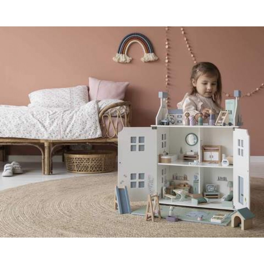 Little Dutch Ξύλινο Κουκλόσπιτο με αξεσουάρ LD4466