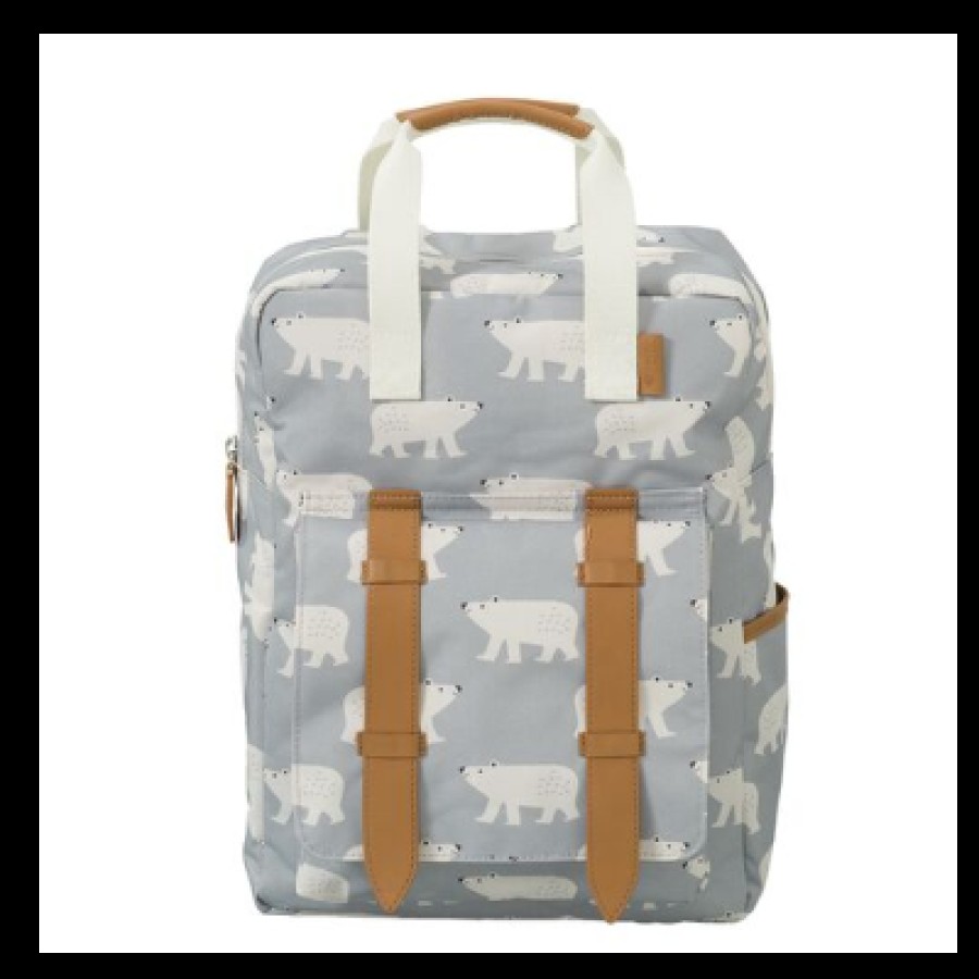 Fresk Τσάντα-Σακίδιο Πλάτης 36x26εκ. Polar Bear Large Backpack Πολική Αρκούδα FR-FB940-17