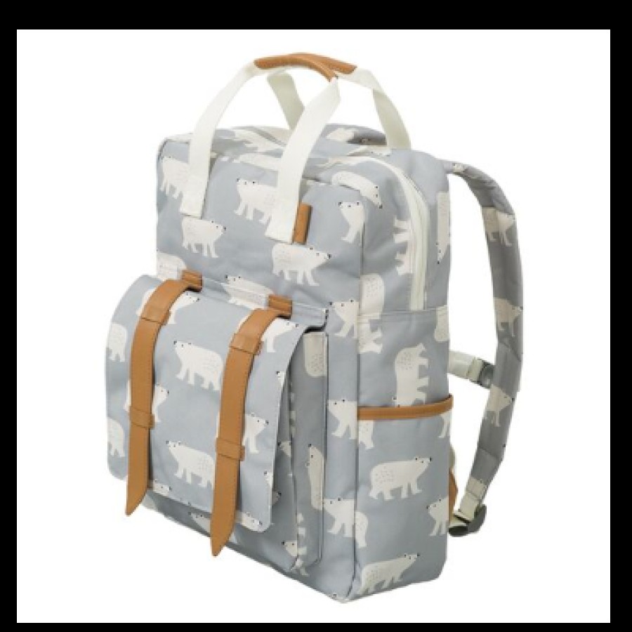 Fresk Τσάντα-Σακίδιο Πλάτης 36x26εκ. Polar Bear Large Backpack Πολική Αρκούδα FR-FB940-17