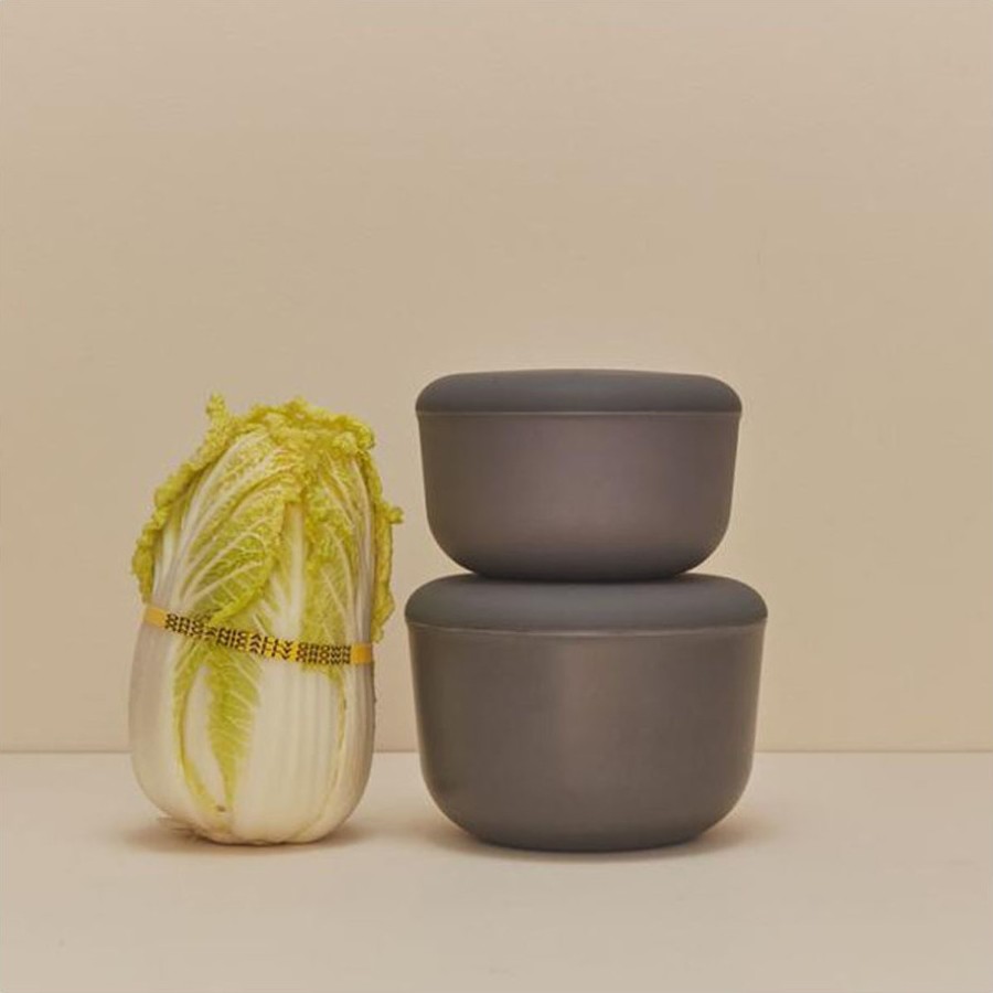 Ekobo Στεγανό Φαγητοδοχείο 750ml Με Καπάκι Bamboo  grey EKB88496