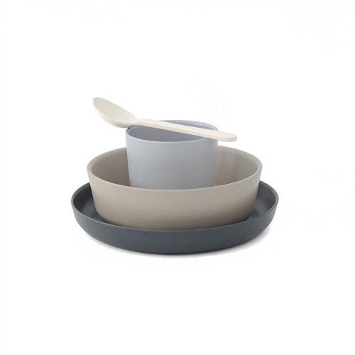 Ekobo Παιδικό Σετ Φαγητού Bamboo 4τμχ Ekobo Miku EKB71685