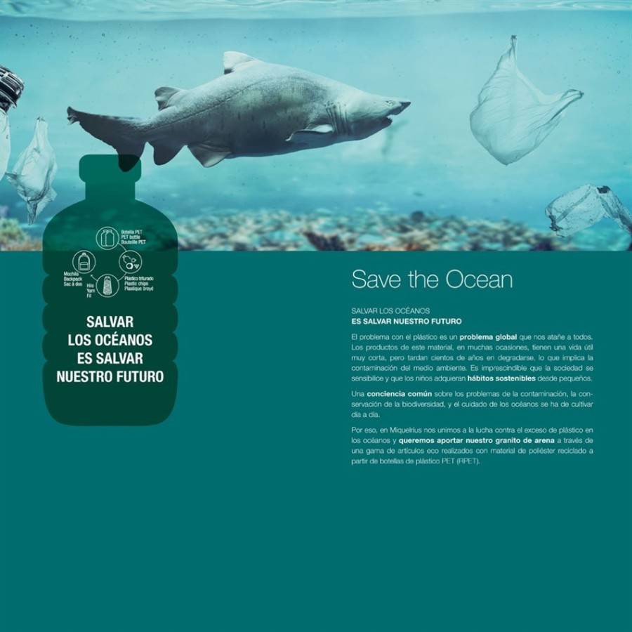 Ισοθερμικό Lunch Bag Miquelrius - Save the Ocean Recycled 19682