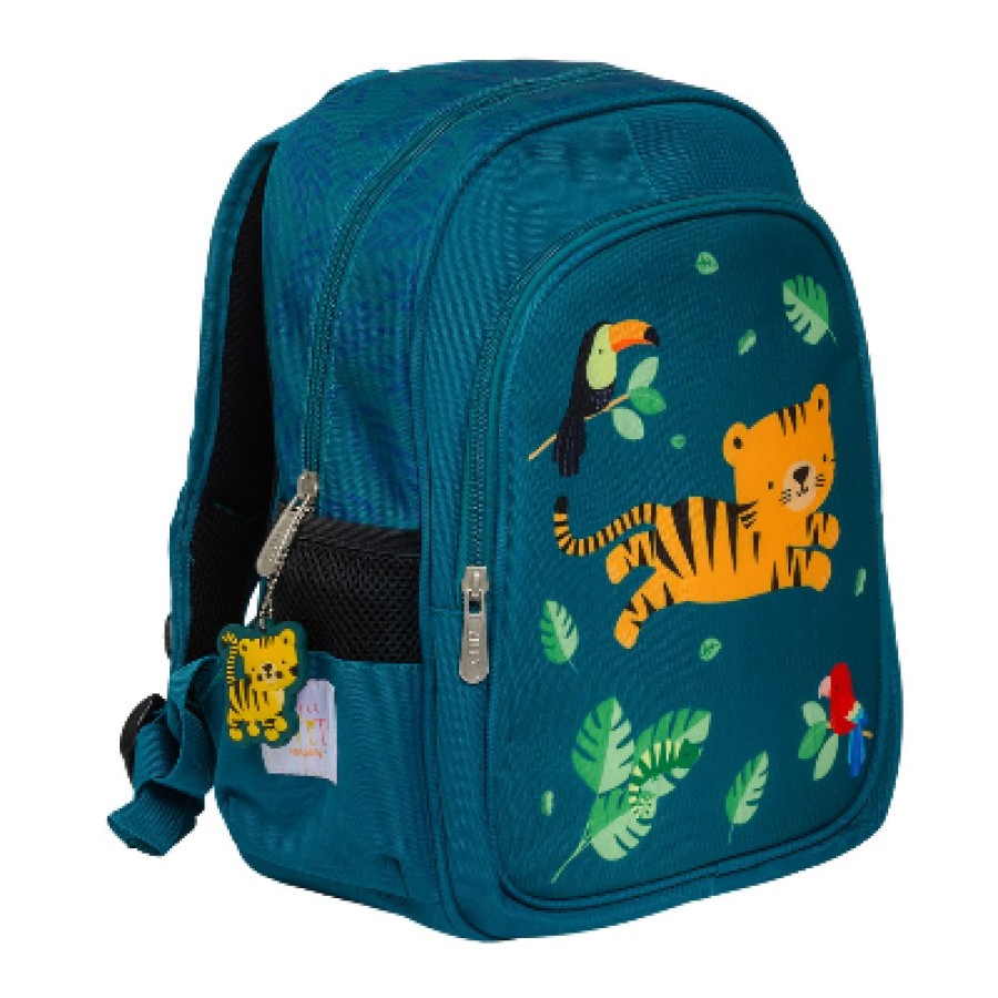 A little lovely company Τσάντα πλάτης με Ισοθερμική θήκη 27x32x19εκ. Jungle tiger BPJTGR41