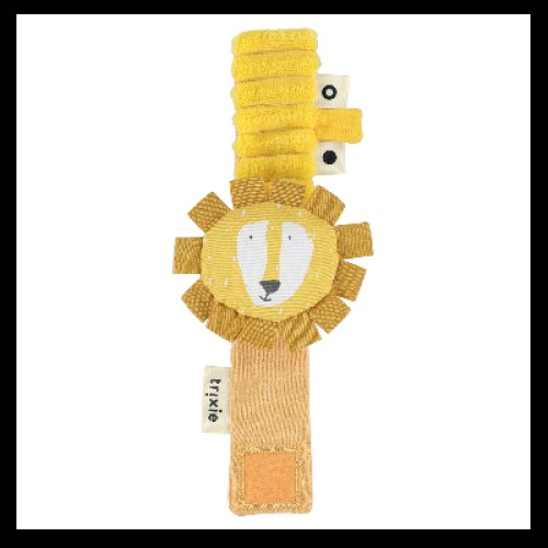 Trixie Βρεφική Κουδουνίστρα Καρπού WRIST RATTLE - MR. LION Λιοντάρι 77201