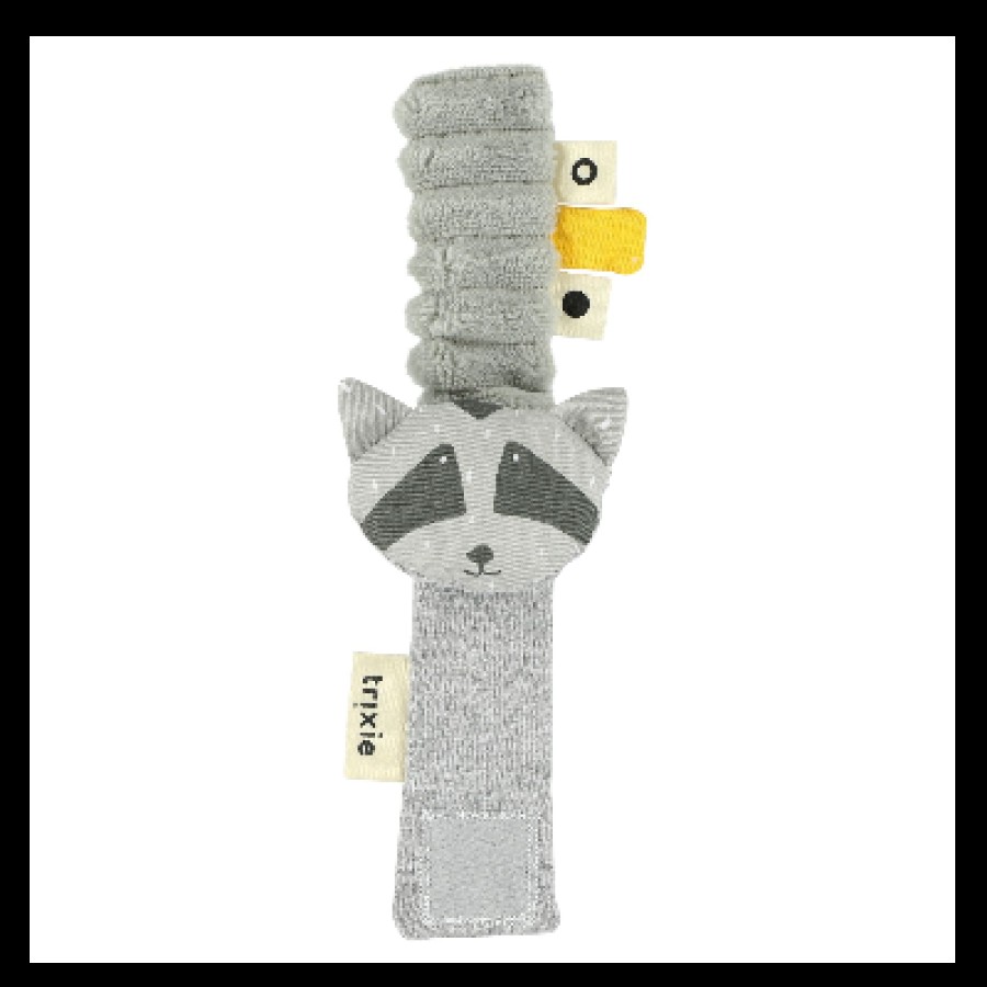 Trixie Βρεφική Κουδουνίστρα Καρπού WRIST RATTLE - MR. RACCOON Ρακούν 77206
