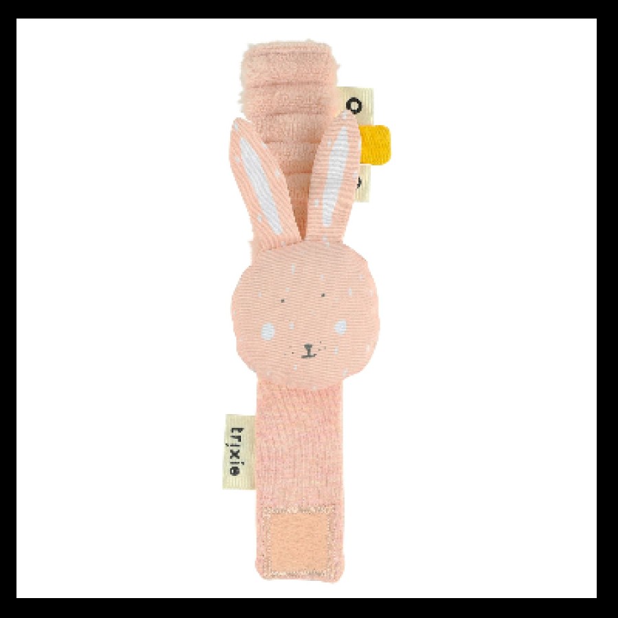 Trixie Βρεφική Κουδουνίστρα Καρπού WRIST RATTLE - MRS. Rabbit Κουνέλι 77202