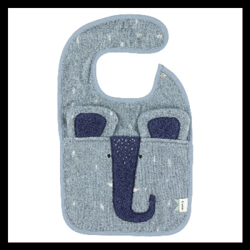 Trixie Σαλιάρα από 100% Οργανικό Βαμβάκι BIB - MRS. ELEPHANT Ελέφαντας 77105