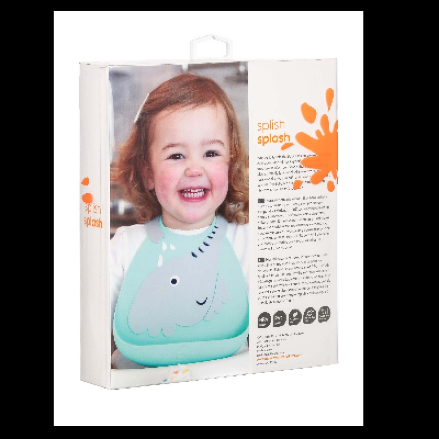 Make my Day Σαλιάρα από BPA free Σιλικόνη 6+ Μηνών BABY BIB Elephant Ελέφαντας 70136