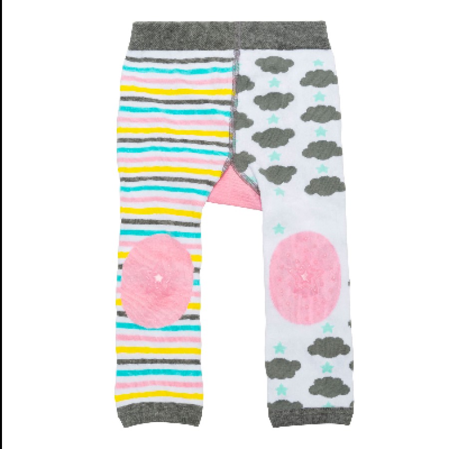Zoocchini Σετ Ρούχων για Μπουσούλημα Grip+Easy Crawler Pants-Socks Set Allie the Alicorn ZOO12504