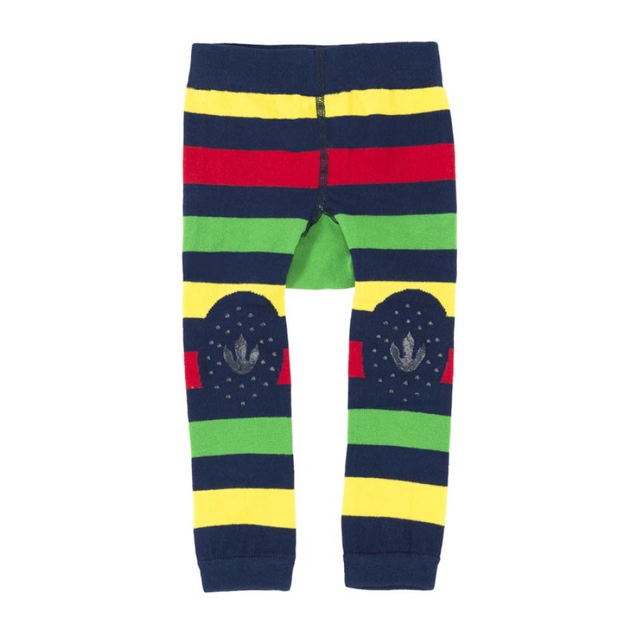 Zoocchini Σετ Ρούχων για Μπουσούλημα Grip+Easy Crawler Pants-Socks Set Devin the Dinosaur ZOO12509
