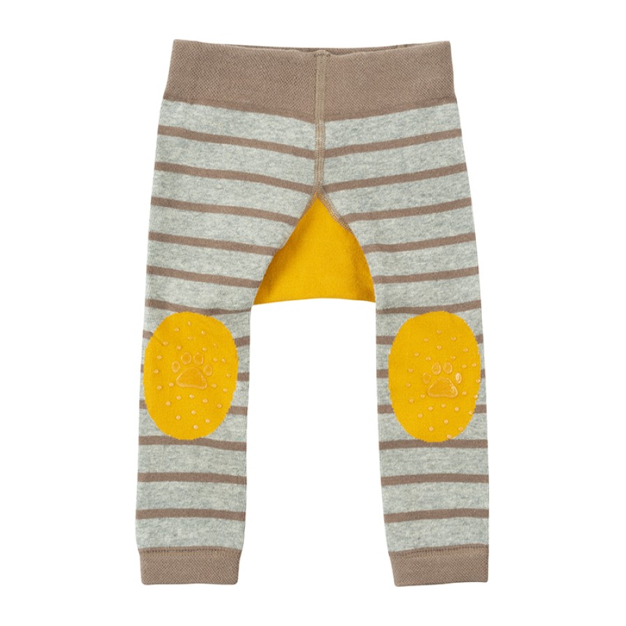 Zoocchini Σετ Ρούχων για Μπουσούλημα Grip+Easy Crawler Pants-Socks Set Leo the Lion ZOO12511