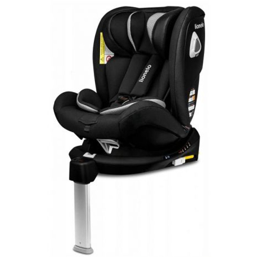 Lionelo Παιδικό Κάθισμα Αυτοκινήτου Braam ISOFIX 0-36KG με Περιστροφή 360 ° Carbon Μαύρο