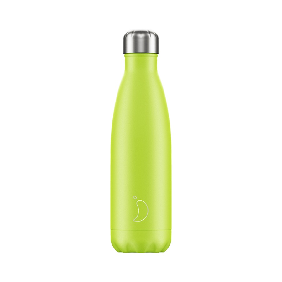 Chilly's Θερμός-Παγούρι 500ml από Ανοξείδωτο Ατσάλι Summer Solid Lemon Lime 200228