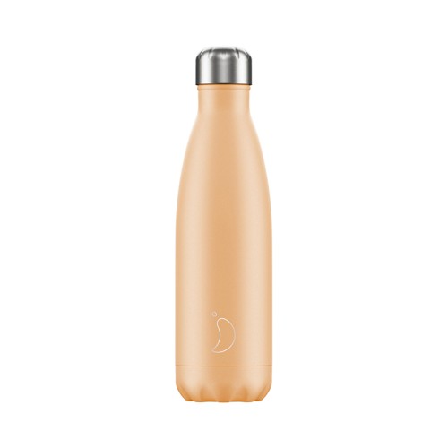 Chilly's Θερμός-Παγούρι 500ml από Ανοξείδωτο Ατσάλι Pastel Orange Πορτοκαλί 200226