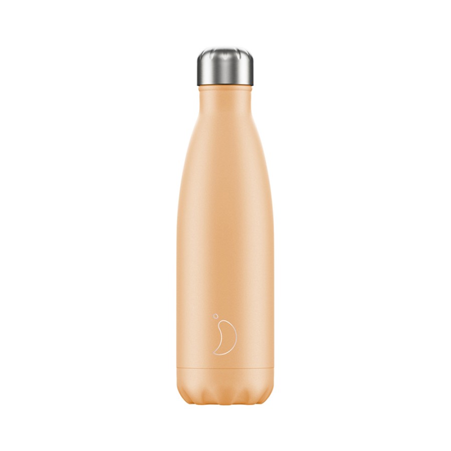 Chilly's Θερμός-Παγούρι 500ml από Ανοξείδωτο Ατσάλι Pastel Orange Πορτοκαλί 200226