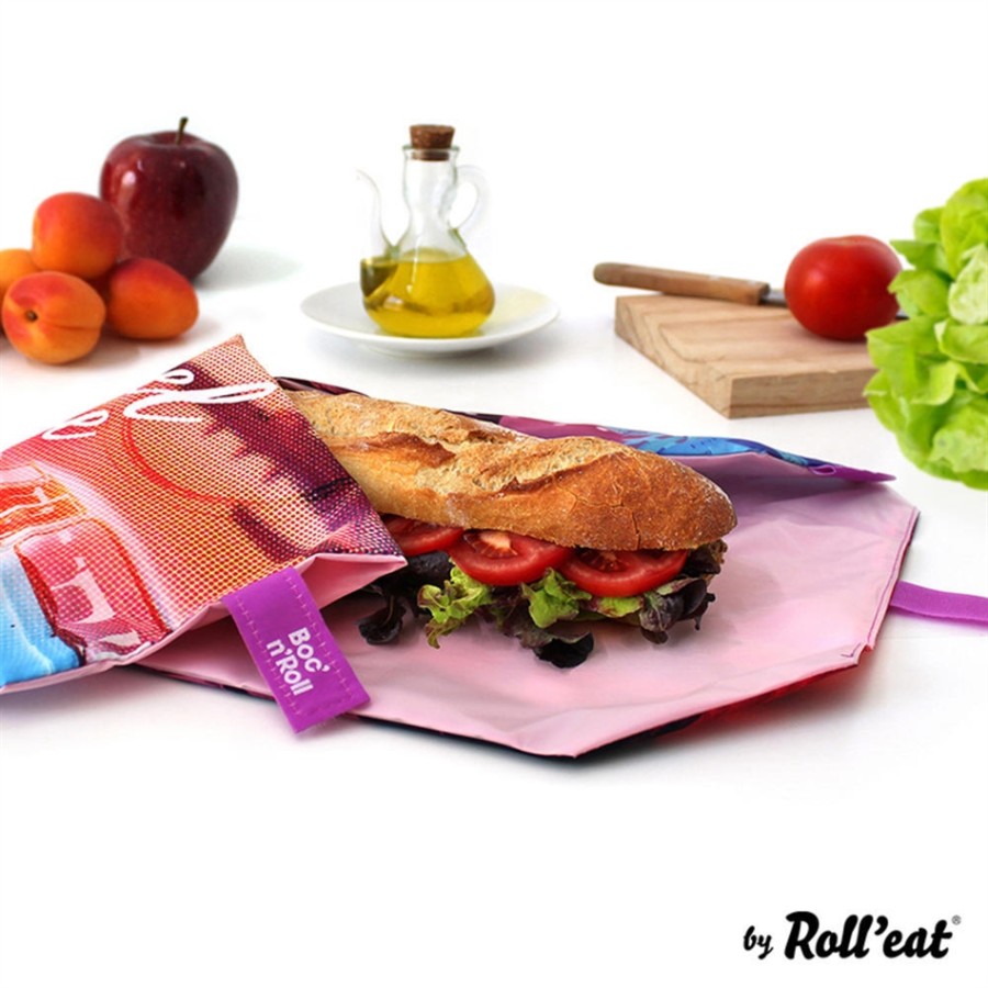 Ecolife Θήκη μεγάλη για Σάντουιτς BOC ‘N’ ROLL SANDWICH WRAP Young - Travel (33-BR-YG001 )