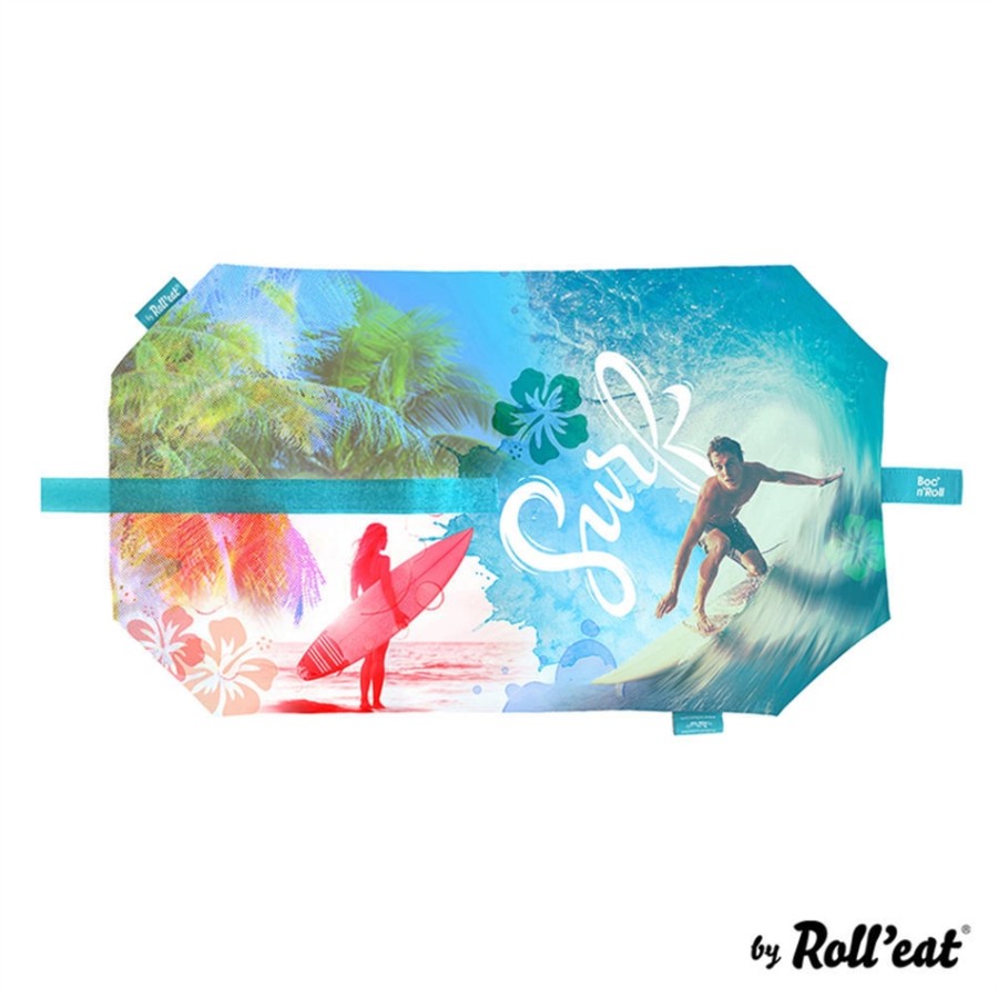 Ecolife Θήκη μεγάλη για Σάντουιτς BOC ‘N’ ROLL SANDWICH WRAP Young - Surf (33-BR-YG003 )