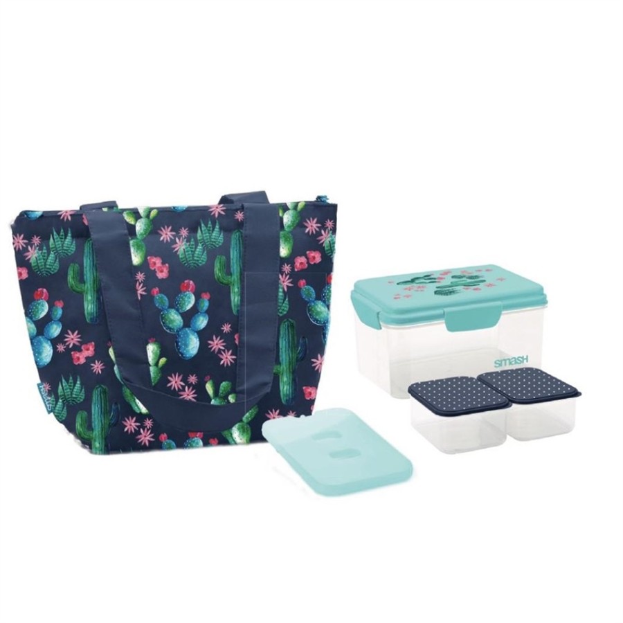 ECOLIFE Ισοθερμική Τσάντα για φαγητό lunch bag Smash 'Miami' lunch bag (σετ 5 τεμ.)  (33-SMA-22798)