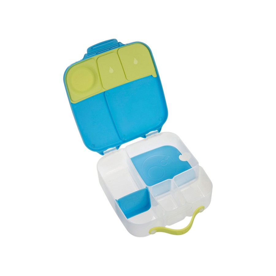 Β.box Φαγητοδοχείο 5 Θέσεων 2L 23.5 x 21.5 x 6.5εκ. Lunch Box Blue Μπλε