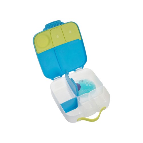 Β.box Φαγητοδοχείο 5 Θέσεων 2L 23.5 x 21.5 x 6.5εκ. Lunch Box Blue Μπλε