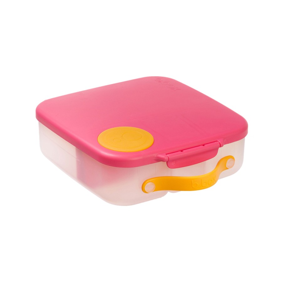 Β.box Φαγητοδοχείο 5 Θέσεων 2L 23.5 x 21.5 x 6.5εκ. Lunch Box Pink Ροζ