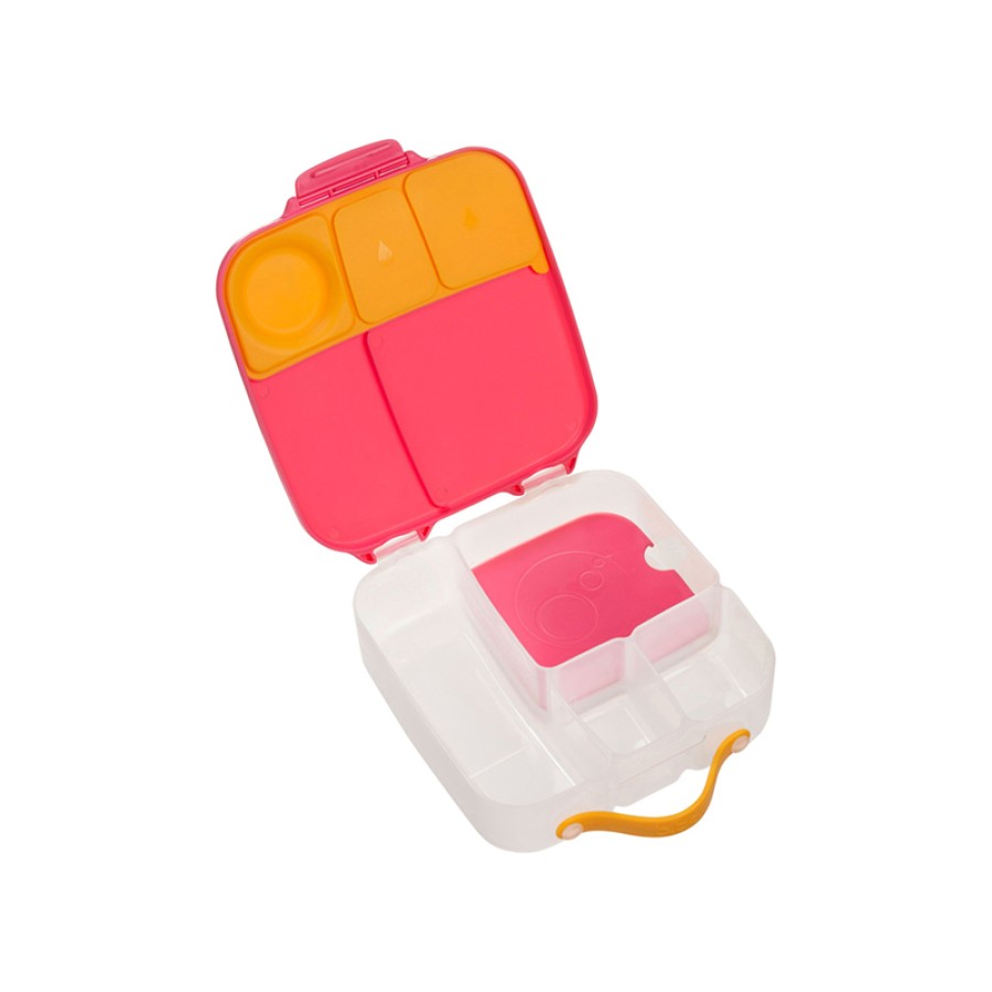 Β.box Φαγητοδοχείο 5 Θέσεων 2L 23.5 x 21.5 x 6.5εκ. Lunch Box Pink Ροζ