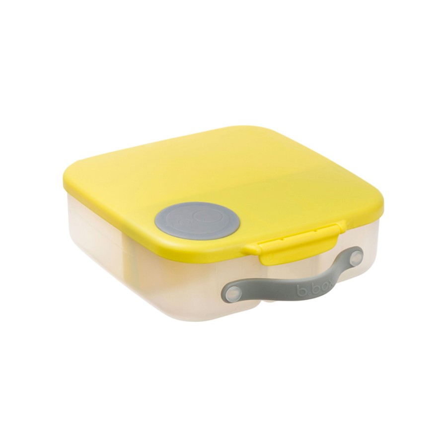 Β.box Φαγητοδοχείο 5 Θέσεων 2L 23.5 x 21.5 x 6.5εκ. Lunch Box Yellow Κίτρινο
