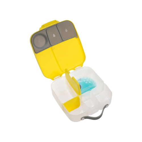 Β.box Φαγητοδοχείο 5 Θέσεων 2L 23.5 x 21.5 x 6.5εκ. Lunch Box Yellow Κίτρινο
