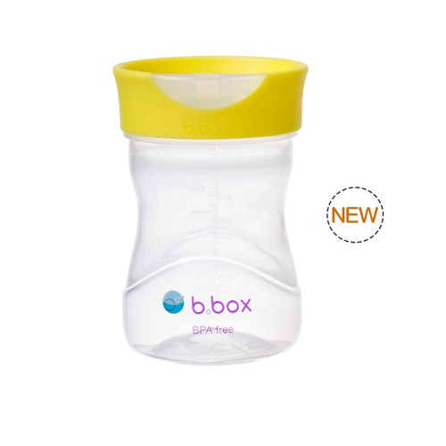B.box Εκπαιδευτικό Κύπελλο με Πάραθυρο Νερού 240ml Lemon Κίτρινο