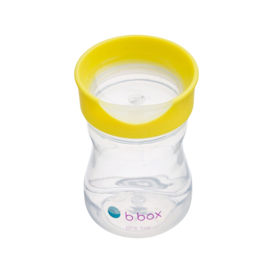 B.box Εκπαιδευτικό Κύπελλο με Πάραθυρο Νερού 240ml Lemon Κίτρινο
