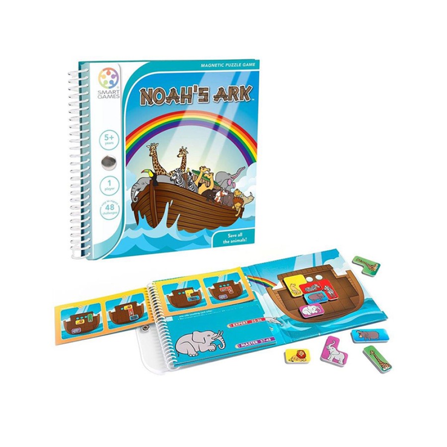 Smartgames Επιτραπέζιο Μαγνητικό Παιχνίδι 'Η κιβωτός του Νώε' με 48 Δοκιμασίες 151602
