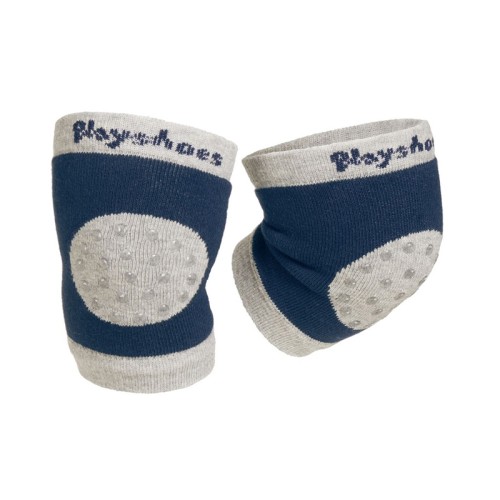 Playshoes Επιγονατίδες Μπουσουλήματος 8-15 Μηνών με Μαξιλαράκι Μπλε-Γκρι 498804