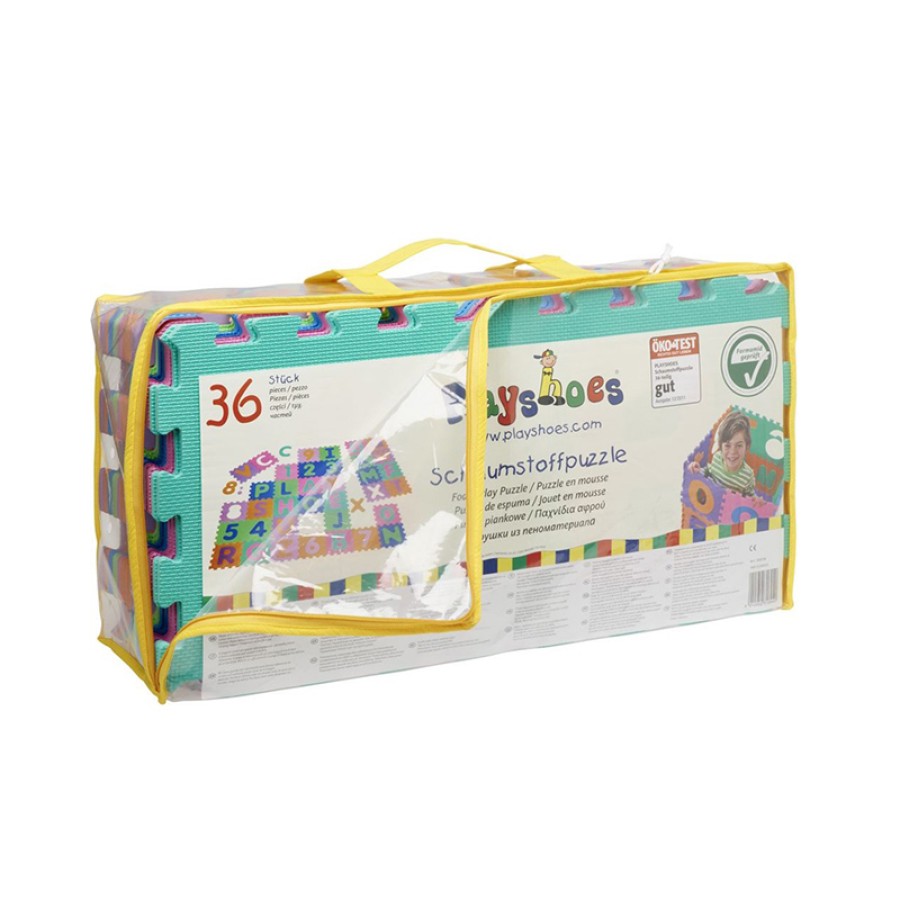 Playshoes Χαλάκι-Παζλ με 36 Κομμάτια από Αφρώδες Υλικό EVA 308738