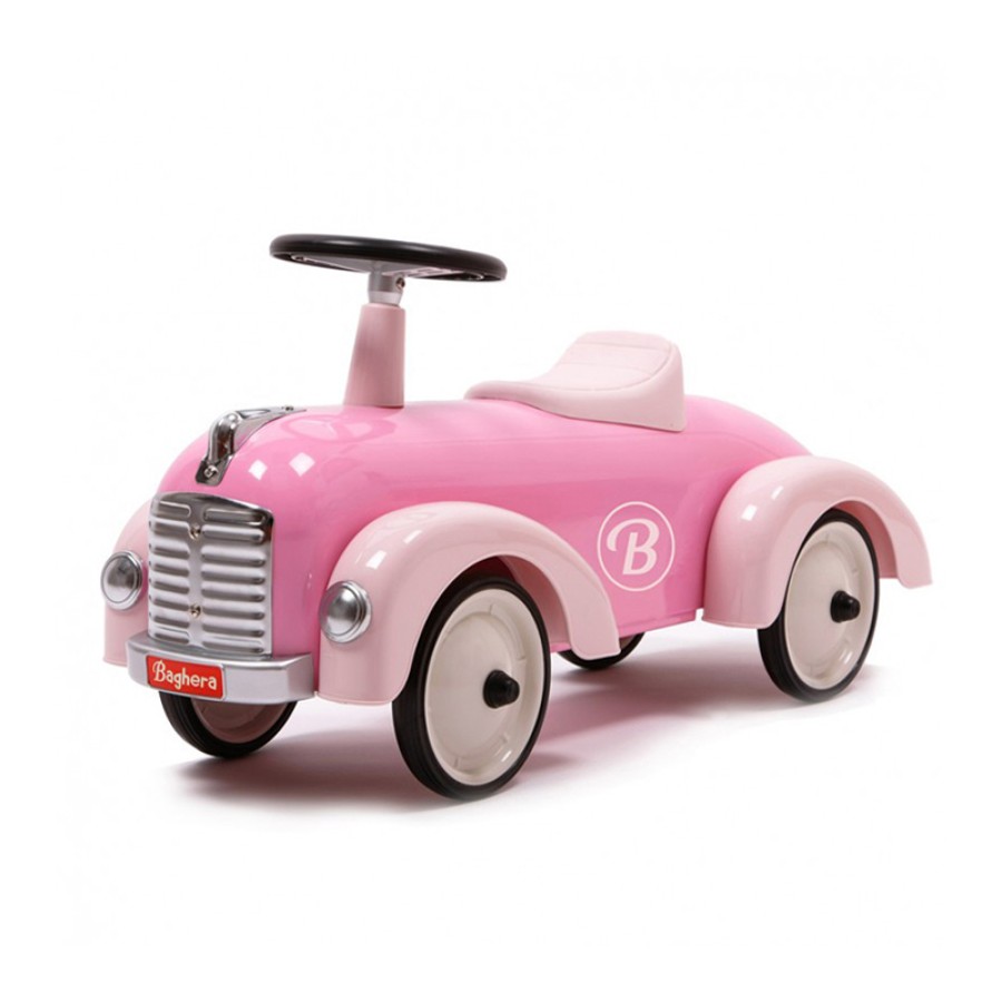 Baghera Τροχήλατο Aυτοκίνητο Retro Αισθητικής Speedster Ροζ Β116882