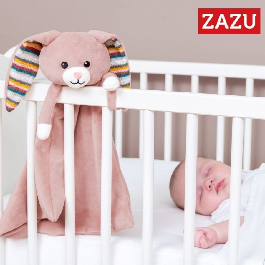 ZAZU Becky Κουβερτάκι Αγκαλιάς με Συσκευή Λευκών Ήχων & Μελωδίες Λαγουδάκι ZA-BECKY-01